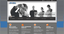 Desktop Screenshot of marka-software.com